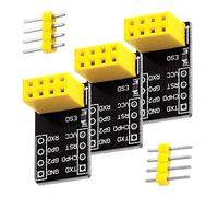 AZDelivery 3 x Adattatore per Breadboard ESP-01S Breadboard ESP8266 01 Modulo Wifi Seriale senza fili incluso un E-Book!