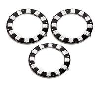 AZDelivery 3 x Anello LED RGB compatibile con WS2812B da 5 V 12-Bit compatibile con Arduino incluso un E-Book!