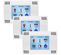 AZDelivery 3 x AZ-Touch MOD Smart Home Kit di montaggio a Parete con Schermo Tattile LCD TFT da 2,8", Controllore Tattile SPI XPT2046 compatibile con Arduino, ESP8266 e ESP32 incluso un E-book!