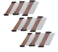 AZDelivery 3 x Breadboard Kit - Jumper Wire Cavetti Kit + 3 x Breadboard MB102 830 compatibile con Arduino incluso un E-Book!