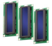 AZDelivery 3 x HD44780 1602 Modulo Display LCD 2x16 Caratteri con Sfondo Blu e Caratteri Bianchi compatibile con Arduino e Raspberry Pi incluso un E-Book!
