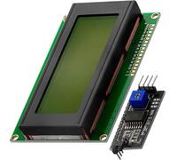 AZDelivery 3 x HD44780 2004 LCD Bundle Display Verde 4x20 Caratteri Neri con Interfaccia I2C compatibile con Arduino e Raspberry Pi incluso un E-Book!
