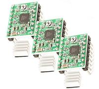 AZDelivery 3 x Modulo Driver Motore Passo-Passo A4988 Scheda Breakout con dissipatore di calore compatibile con Arduino incluso un E-Book!