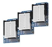 AZDelivery 3 x Shield di Prototipazione Protoshield Mini Breadboard compatibile con Arduino incluso un E-Book!