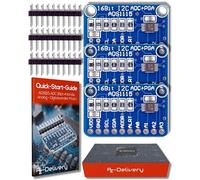 AZDelivery 3x Modulo Convertitore ADC 16bit 4 Canali compatibile con ADS1115 compatibile con Arduino e Raspberry Pi incluso E-Book!