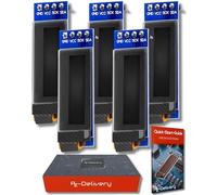 AZDelivery 5 x 0.91 pollici Display OLED I2C SSD1306 Chip 128 x 32 Pixel I2C Modulo di Visualizzazione dello Schermo con Caratteri Bianchi compatibile con Arduino e Raspberry Pi incluso un E-Book!