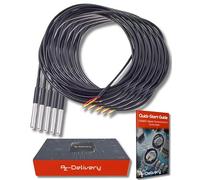 AZDelivery 5 x DS18B20 Sonda di Temperatura Digitale Sensore di Temperatura con Cavo da 3 Metro Impermeabile compatibile con Arduino e Raspberry Pi incluso un E-Book!