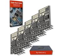 AZDelivery 5 x ESP8266X ESP-01S WLAN WiFi Modulo compatibile con Arduino e Raspberry Pi incluso un E-Book!