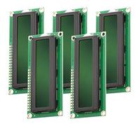 AZDelivery 5 x HD44780 1602 Modulo Display LCD 2x16 Caratteri con Sfondo Verde e Caratteri Neri compatibile con Arduino e Raspberry Pi incluso un E-Book!
