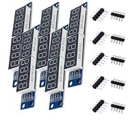 AZDelivery 5 x MAX7219 LED Modulo TM1637 8 Bit 7-Segment Display LED compatibile con Arduino e Raspberry Pi incluso un E-Book!