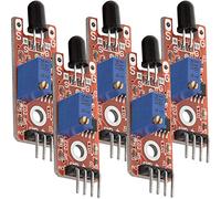 AZDelivery 5 x Sensore di Fiamma KY-026 Modulo Rilevatore di Incendio compatibile con Arduino incluso un E-Book!