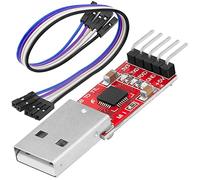 AZDelivery Convertitori da USB a TTL con CP2102 HW-598 per 3,3V e 5V con Cavetto Jumper compatibile con Arduino incluso E-Book!