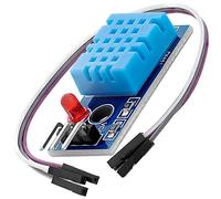 AZDelivery DHT11 AM2302 Sensore di temperatura e umidità con Jumper Wire Cavi compatibile con Arduino e Raspberry Pi incluso E-Book!