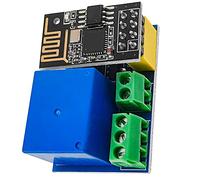 AZDelivery ESP8266-01S ESP-01S Wlan WiFi Modulo 5V con Relais Adattatore (successore di ESP01) compatibile con Arduino incluso un E-Book!