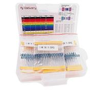 AZDelivery Kit Resistenze Resistori da 525 Pezzi, 0 Ohm -1M Ohm compatibile con Arduino incluso un E-Book!