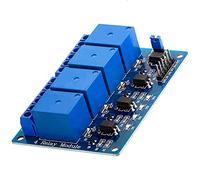 AZDelivery Modulo Relay a 4 canali 5V con Optoaccoppiatore Low-Level-Trigger compatibile con Arduino incluso un E-Book!