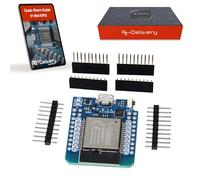 AZDelivery Scheda di sviluppo D1 Mini NodeMCU ESP32 WiFi e Bluetooth BLE, compatibile con Arduino incluso E-Book!