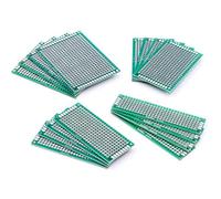 AZDelivery Set 16 x PCB Breadboard con Circuito Stampato Prototipo Pratico compatibile con Arduino, diversi Kit di Microcontrollori incluso un E-Book!