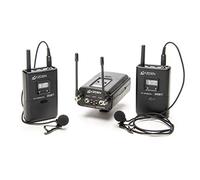 Azden 330LT UHF On-Camera Dual Body-Pack System Professional, Handy, Nero, (AZD330LT)