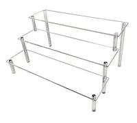 AZEAM Display Acrilico, Top Top Clear Organizer Acrilico Per Smalto Per Chiodo Cosmetici Artigianato Per Artigianato Cupcake Buffet Modello Di Dessert 1 Pack