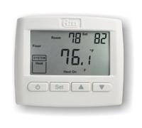Azel D-508F: Non-PROGRAMMABLE Digital Slab Sensing Thermostat for HYDRONIC Radiant Floor Heating by Azel Technologies Inc.