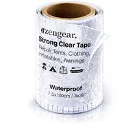aZengear Nastro impermeabile trasparente tenace, kit di riparazione per tende, m