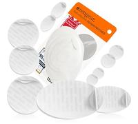 aZengear Patch di Riparazione Auto-adesivi - Tessuto in Poliestere Impermeabile, Resistente a Strappi, Freddo e Calore, per Giacche in Piuma, Puffer, Tute da Neve, Scarpe, Tende, PVC (Trasparente)