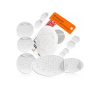 aZengear Patch di Riparazione Auto-adesivi - Tessuto in Poliestere Impermeabile, Resistente a Strappi, Freddo e Calore, per Giacche in Piuma, Puffer, Tute da Neve, Scarpe, Tende, PVC (Trasparente)