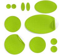aZengear Toppe di riparazione per piumini, autoadesive, morbide, impermeabili, resistenti agli strappi in tessuto di nylon per fissare i fori nei vestiti, nei sacchi a pelo (11 pezzi, Verde)