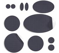 aZengear Toppe di riparazione per piumini, autoadesive, morbide, impermeabili, resistenti agli strappi in tessuto di nylon per fissare i fori nei vestiti, nei sacchi a pelo (11 pezzi, Grigio scuro)