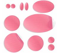 aZengear Toppe per riparazione piumini | Tessuto in nylon pre-tagliato, autoadesivo, morbido, impermeabile, resistente agli strappi per fissare i fori nei vestiti, sacchi a pelo (11 pezzi, Rosa)