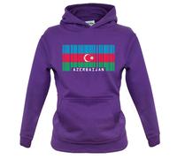Azerbaigian Bandiera - Bambini Felpa con Cappuccio/Maglione - Baku Paese Viaggio