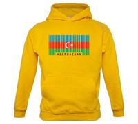 Azerbaigian Bandiera - Bambini Felpa con Cappuccio/Maglione - Baku Paese Viaggio