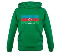 Azerbaigian Bandiera - Bambini Felpa con Cappuccio/Maglione - Baku Paese Viaggio