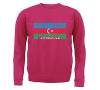 Azerbaigian Bandiera - Bambini Felpa con Cappuccio/Maglione - Baku Paese Viaggio