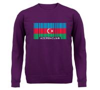 Azerbaigian Bandiera - Bambini Felpa con Cappuccio/Maglione - Baku Paese Viaggio