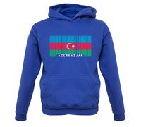 Azerbaigian Bandiera - Bambini Felpa con Cappuccio/Maglione - Baku Paese Viaggio