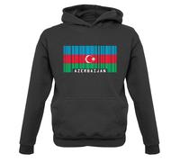 Azerbaigian Bandiera - Bambini Felpa con Cappuccio/Maglione - Baku Paese Viaggio