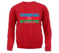 Azerbaigian Bandiera - Bambini Felpa con Cappuccio/Maglione - Baku Paese Viaggio