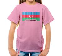 Azerbaigian Bandiera - T-Shirt - Baku Paese Viaggio Azerbaijani Bandierine