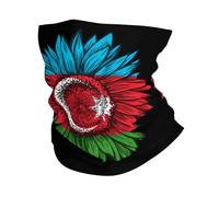 Azerbaijan Azerbaijani Flag Unisex Copricollo Protezione Solare Scaldacollo Elastico Sciarpa Tubolare per Sport Invernale Snowboard Passeggiata