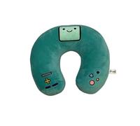 AZERISSO Adventure Time, cuscino per il collo in peluche Adventure Time, in memory foam, simpatico cuscino da viaggio per il collo, 30 cm (BMO)