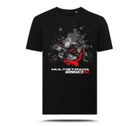 AZgraphishop T-Shirt con Grafica Multistrada 1260S Grand Tour Drawing Style TS-DUC-042 (M)