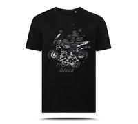 AZgraphishop T-Shirt con Grafica R 1200 GS ADV Triple Black Paint Style TS-BM-029 (M)