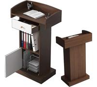 AZHANGYB Leggio in Legno, Podio Leggio Scrivanie in Piedi Che moderano Il Stand dell'oratore Scrivanie per Insegnamento e Formazione Podio per Le Scuole Sale Riunioni