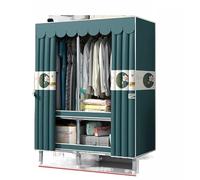 AZHKJKZH Armadio Per Spogliatoio Combinazione Semplice Guardaroba Tubo D'acciaio Tessuto Camera Da Letto Assemblato Vestiti Di Stoccaggio Camera Da Letto Dormitorio(105 * 45 * 170cm)