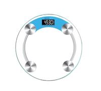 AZHKJKZH Bilance pesapersona digitali Bilancia Pesapersone Digitale Elettronica LCD Trasparente Multifunzione per Tutta La Famiglia(Blue)