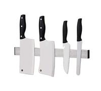 AZHKJKZH Blocco Coltelli Vuoto Portacoltelli Magnetico in Acciaio Inossidabile per Montaggio A Parete con Barra di Stoccaggio per Coltelli, Utensili in Metallo Utensili da Cucina(41cm)