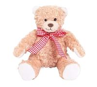 AZHKJKZH Carillon Musicale Carillon con Orso di Peluche Creativo per Bambole per Ragazzi E Ragazze per Il Compleanno della Festa Mamma Ornamento da Tavolo(Rot)