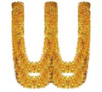 AZHKJKZH Corona Lametta 4 Pezzi di Ghirlanda Orpelli Lucidi da Appendere for L'Albero Natale Natale
